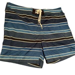 Penguin Men’s Swim Trunks Size 34 Stripes